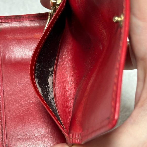 Louis Vuitton Red Key Case Wallet with Snap Closure - Picture 11 of 16